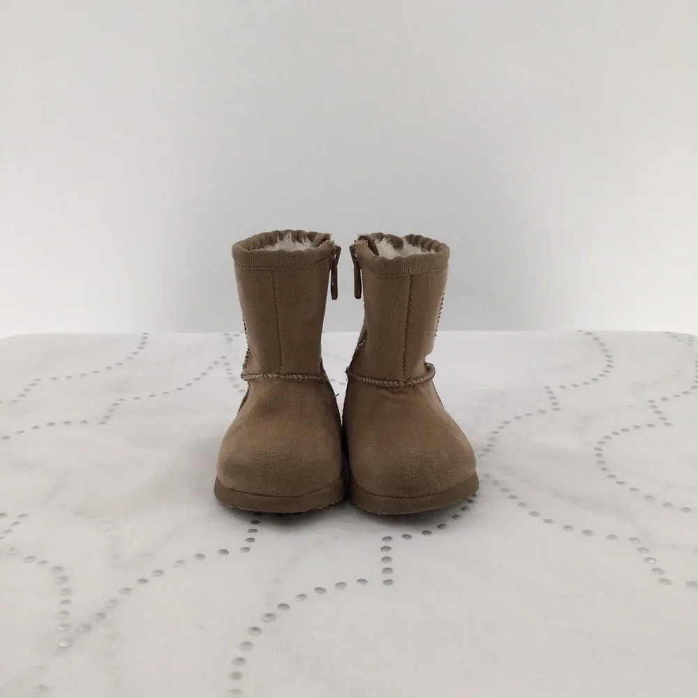 Toddler baby faux suede faux fur‎ Ugg like boots